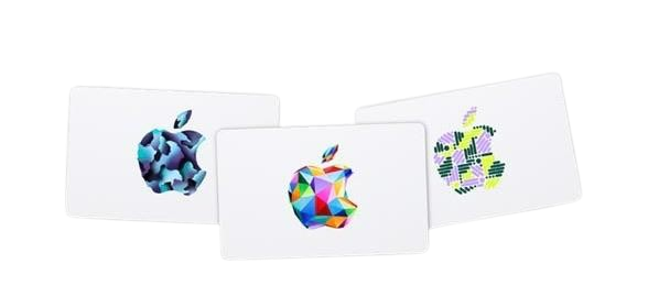 Apple gift card design